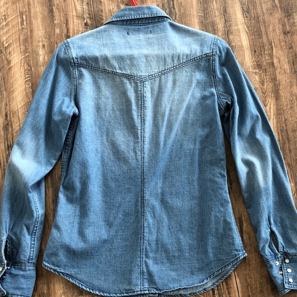 SWS Cotton denim button up shirt - Picture 9 of 12